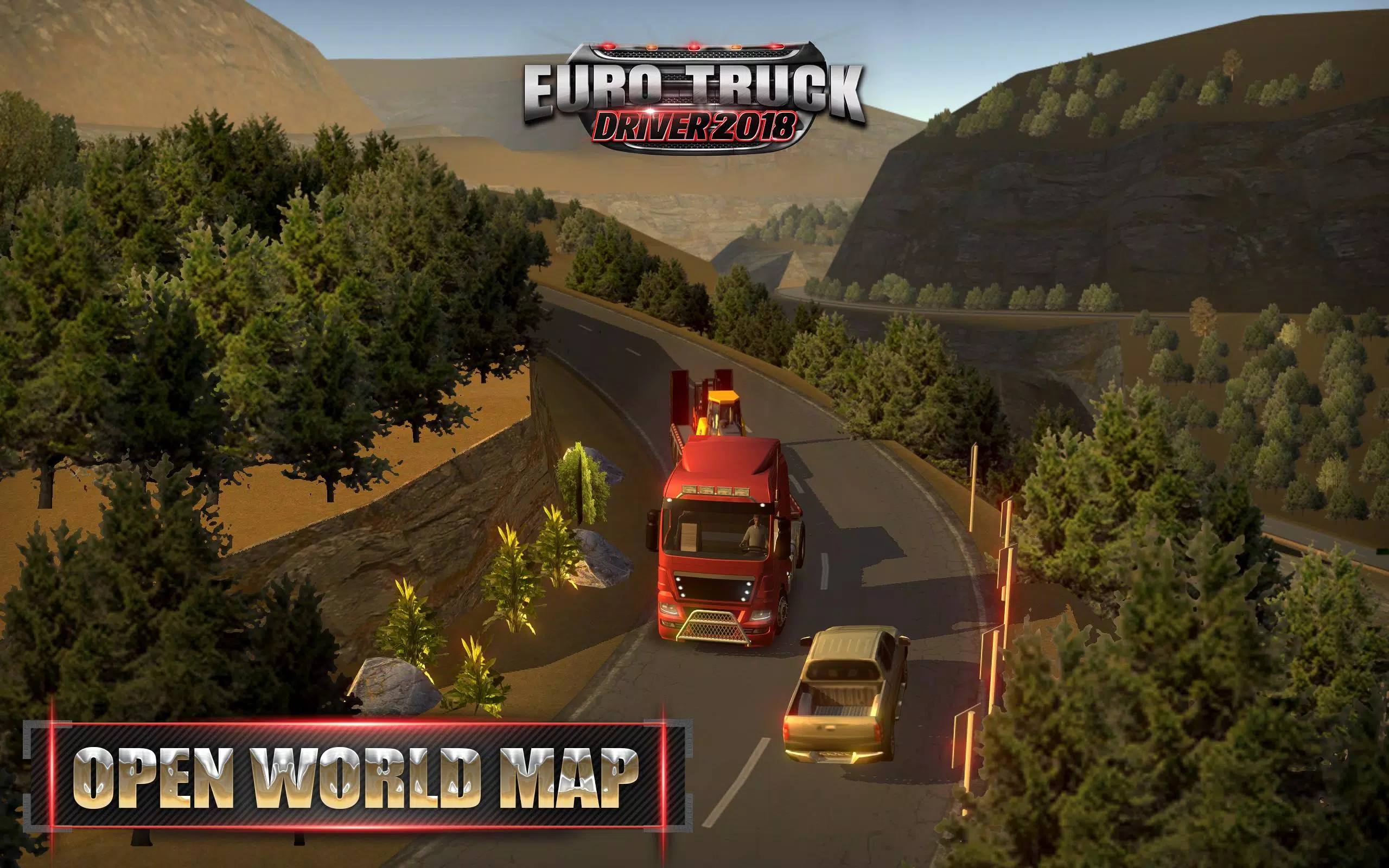 Euro Truck Driver 2018 Capture d'écran 1