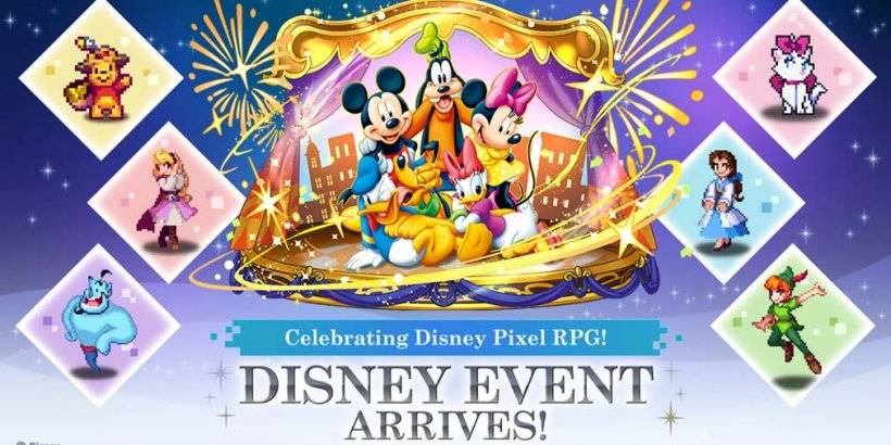 Персонажи Disney Pixel RPG присоединяются к Puzzle & Dragons