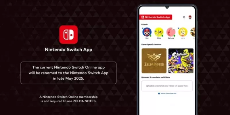 Bagong Nintendo Switch App: Ang mga tala ng Zelda ay nagsasama sa switch 2