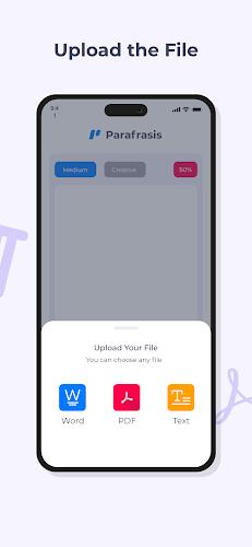 Paraphraser and Summarizer App Screenshot 2