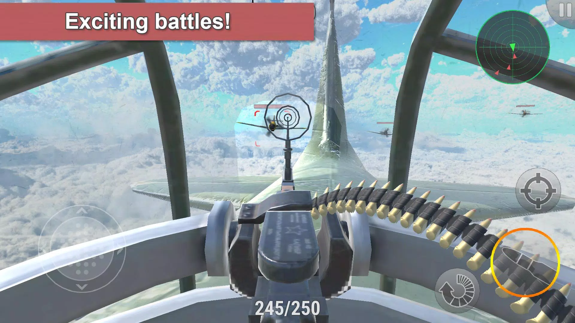Air Defender: Bomber Simulator 螢幕截圖 1
