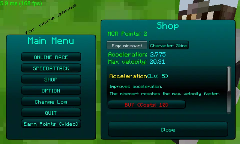 Minecart Race Adventures Captura de tela 2