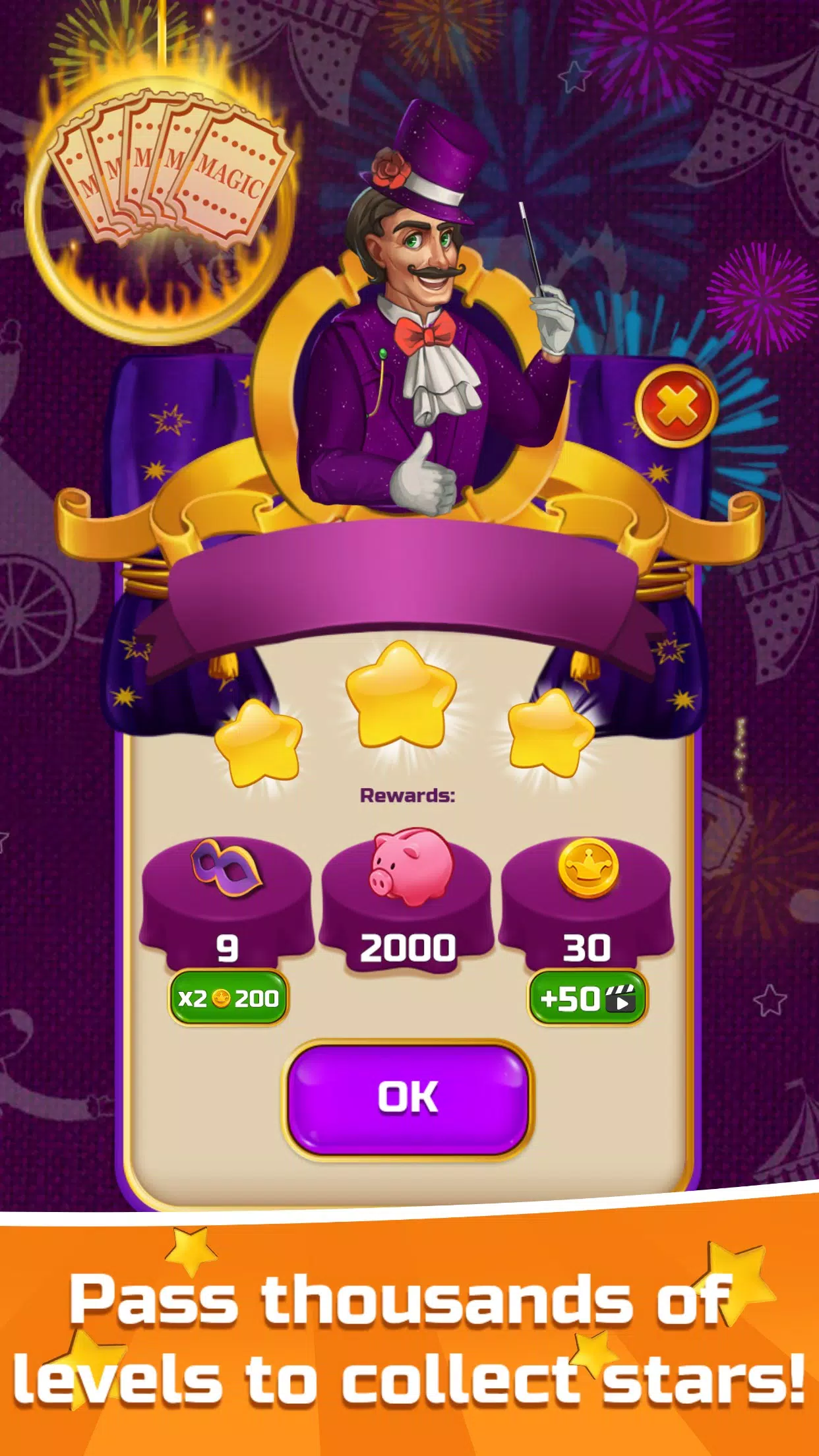 Circus Words: Magic Puzzle应用截图第0张