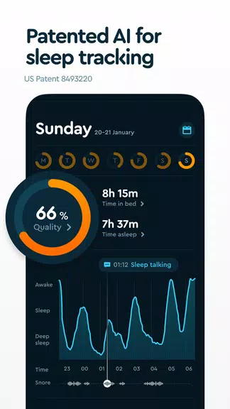Sleep Cycle: Sleep Tracker 螢幕截圖 1