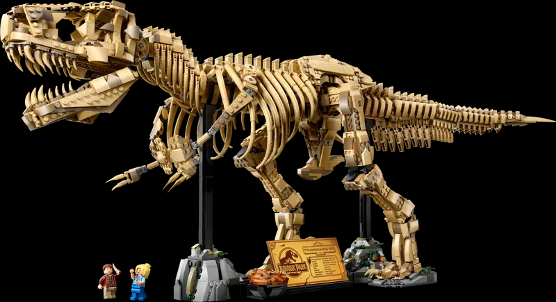 LEGO memperkenalkan set rangka JURASSIC PARK T-REX 3 kaki