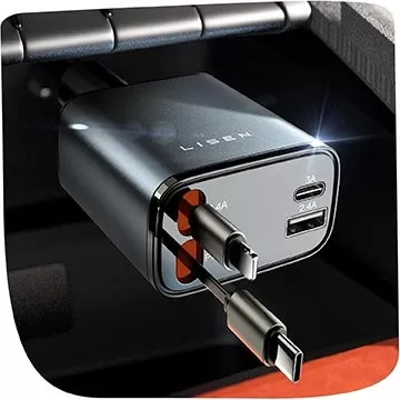 Retractable USB kabloları ile lisen araba şarj cihazı 15 $ altında