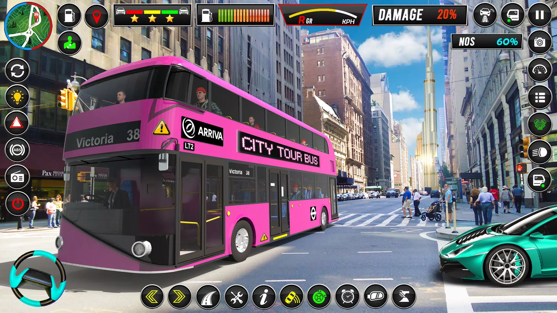 Real Bus Simulator Coach Bus 螢幕截圖 2