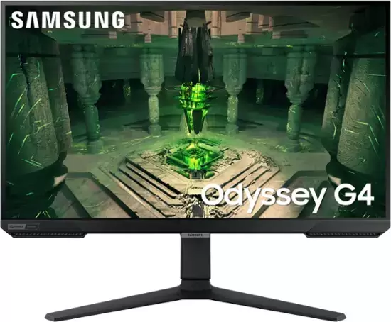 三星 - 27英寸Odyssey FHD IPS 240Hz G -Sync遊戲顯示器 - 黑色