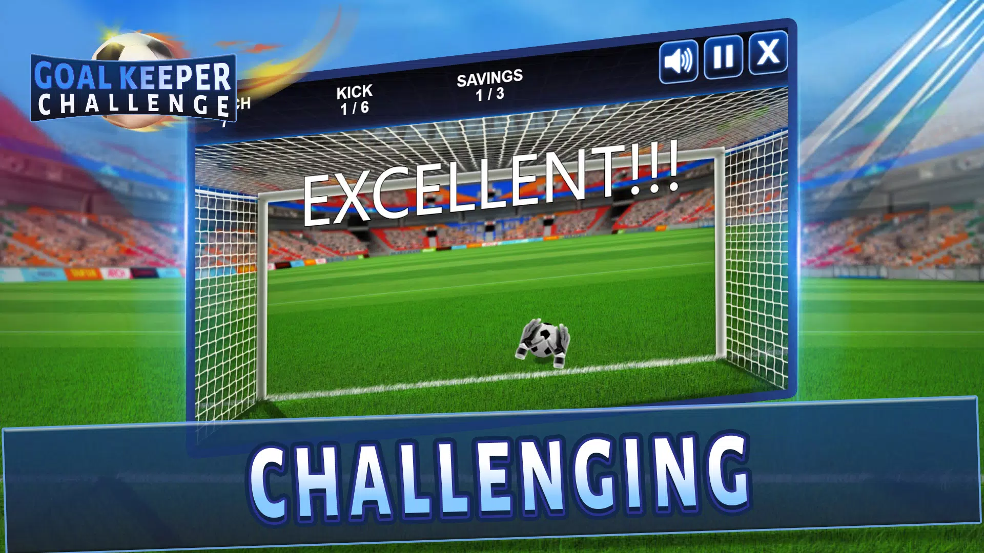 Goalkeeper Challenge Скриншот 2