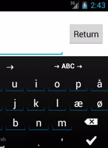 Danish for AnySoftKeyboard 스크린샷 2