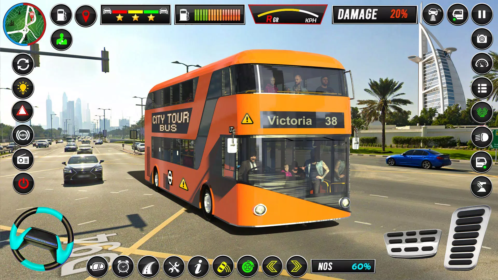 Real Bus Simulator Coach Bus 螢幕截圖 0