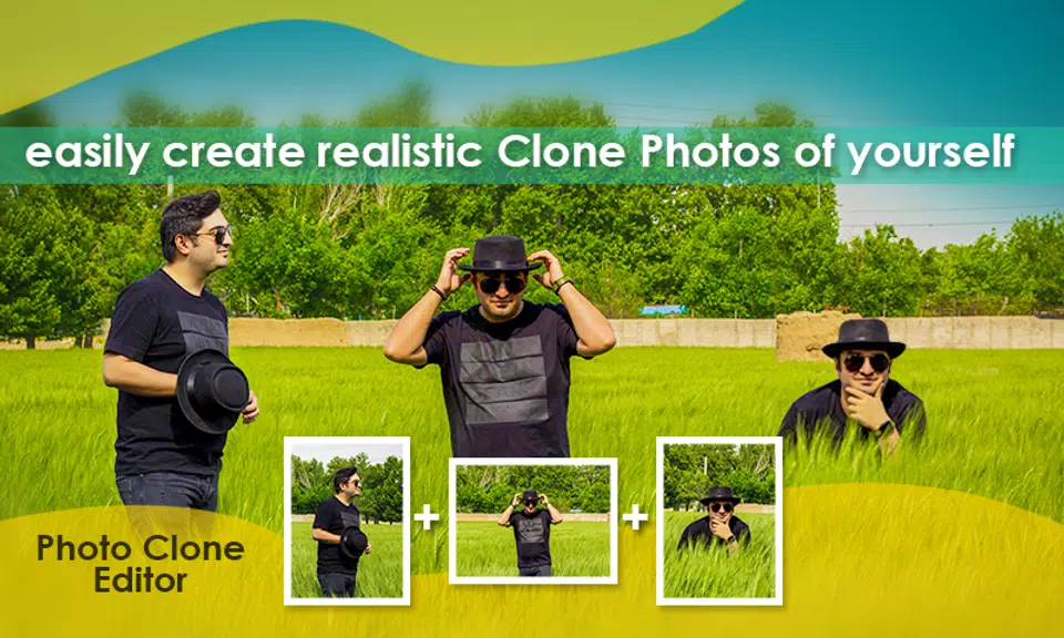Photo Clone App twins Editor Скриншот 1