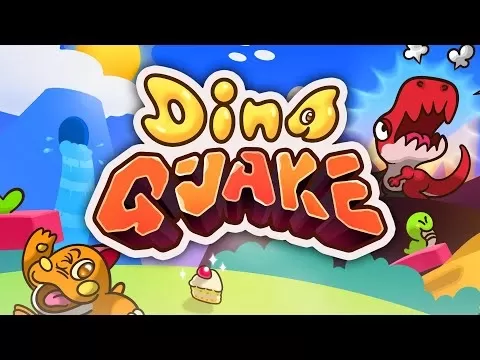 Dino Quake retro pixel art gameplay screenshot