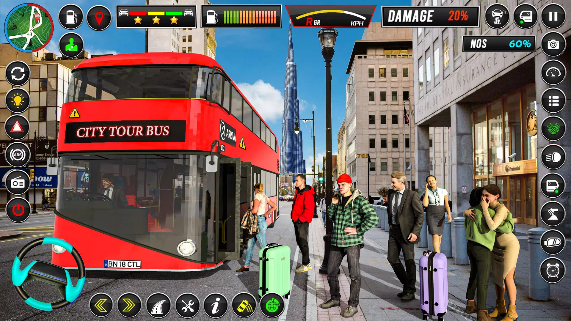 Real Bus Simulator Coach Bus 螢幕截圖 1