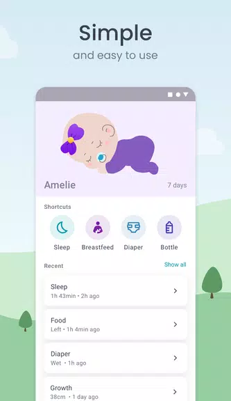 Baby Tracker: Sleep & Feeding スクリーンショット 1