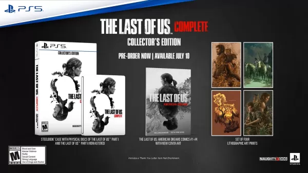 Ang huling sa amin kumpletong edisyon ng kolektor. Imahe ng kagandahang -loob ng PlayStation.