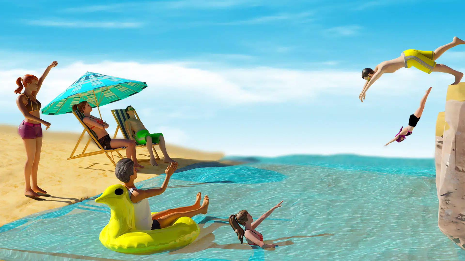 Cliff Flip Diving 3D Flip 스크린샷 0