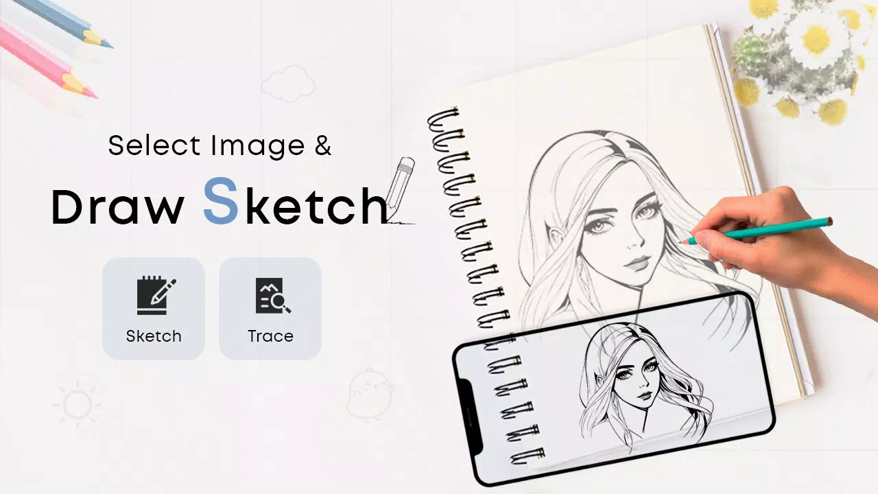 Draw Sketch & Trace Скриншот 1