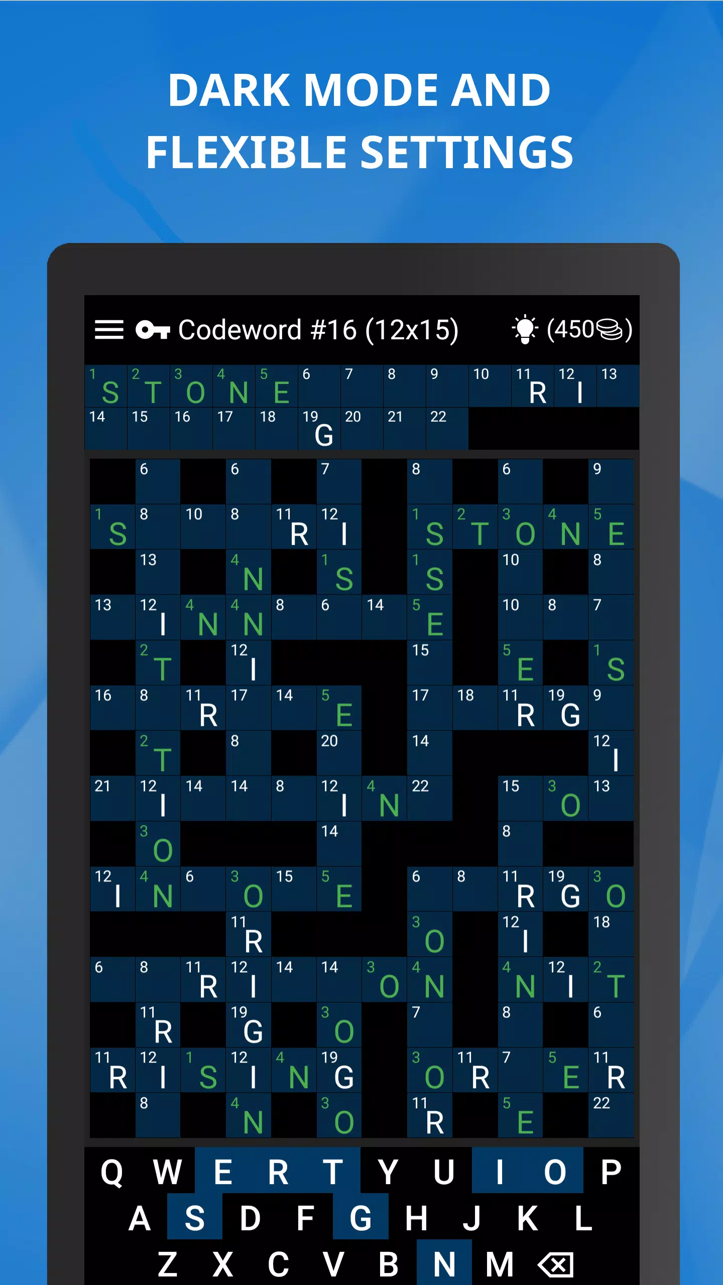 Keywords — Codeword Puzzle 스크린샷 2
