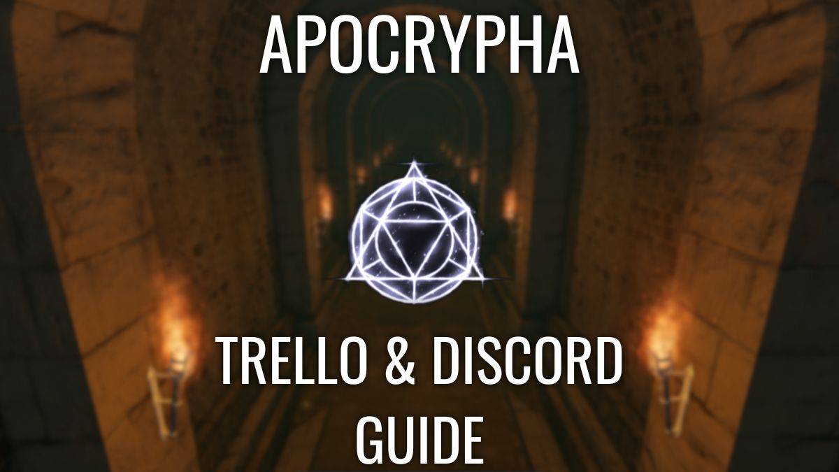 Apocryphe officiel: les liens Trello et Discord révélés