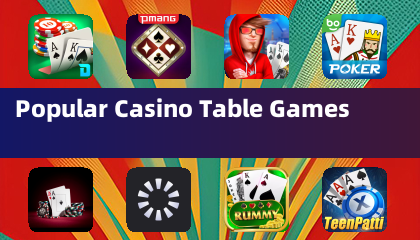 Popular Casino Table Games