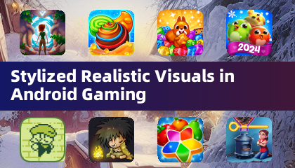 안드로이드 게이밍의 스타일리시한 리얼리스틱 비주얼