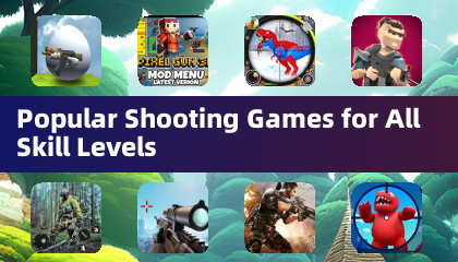 Beliebte Shooterspiele für alle Fähigkeitsstufen
