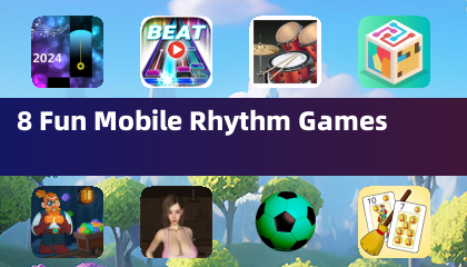8가지 재미있는 모바일 리듬 게임