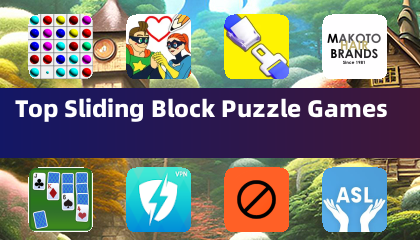 상단 슬라이딩 블록 퍼즐 게임