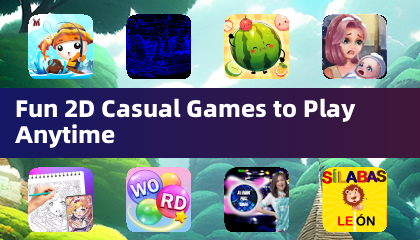 언제 어디서나 즐길 수 있는 재미있는 2D 캐주얼 게임