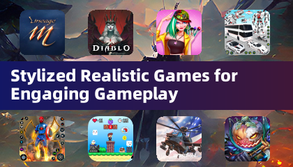 흥미로운 게임 플레이를 위한 스타일리쉬한 사실적인 게임