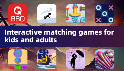 아이들과 성인을 위한 인터랙티브 매칭 게임