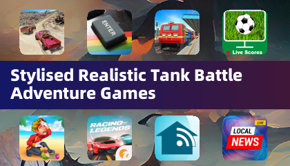 Stylised Realistic Tank Battle Adventure Games
